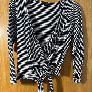 Ann Taylor wrap shirt